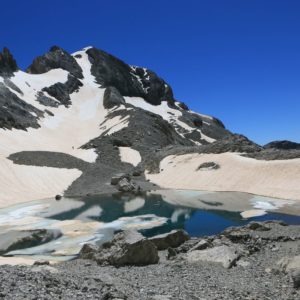 Lac glacé Mt Perdu
